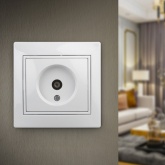 Розетка TV Intro одиночная IP20 Plano, белый 1-301-01