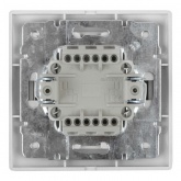 Выключатель с подсветкой Intro 10А 250В IP20 Plano, белый 1-102-01