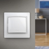 Выключатель Intro 10А 250В IP20 Plano, белый 1-101-01