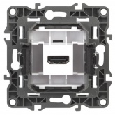 Розетка ЭРА HDMI IP20 12, медь 12-3114-14