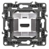 Розетка ЭРА HDMI IP20 12, бронза 12-3114-13