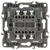 Переключатель двойной ЭРА 10АХ-250В IP20 12, бронза 12-1106-13