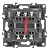 Выключатель двойной ЭРА 10АХ-250В IP20 без лапок 12, бронза 12-1004-13