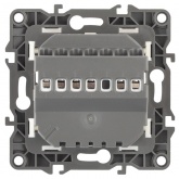 Терморегулятор универс. ЭРА 230В-Imax16А IP20 12, графит 12-4111-12