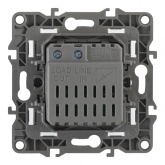 Светорегулятор поворотно-нажимной ЭРА 400ВА 230В IP20 12, графит 12-4101-12