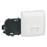 Механизм для накладной розетки компьютерной Legrand Oteo RJ45 3-cat. белый