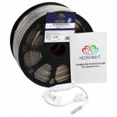 Лента светодиодная Neon-Night LED SMD 2835 4,8W/m 60LED/м, желтая, 220В IP67 10x7мм 100м