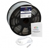 Лента светодиодная Neon-Night LED SMD 2835 4,8W/m 60LED/м, белая, 220В IP67 10x7мм 100м