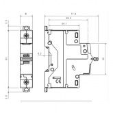 Автоматический выключатель Legrand DX3 1П C32A 6/10kA 1 модуль (автомат электрический)