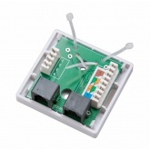 Комбинированная розетка Rexant RJ-11+RJ-45 (телефон + компьютер)