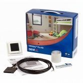 Комплект DEVIdry Pro Kit: DEVIreg Touch белый+датчик+кабель 3м+ключ для разъемов+клейкая лента