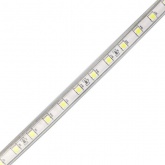 Лента светодиодная Neon-Night LED SMD 5050 14,4W/m 60LED/м, белая, 220В IP67 13x8мм 100м