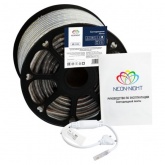 Лента светодиодная Neon-Night LED SMD 5050 14,4W/m 60LED/м, RGB, 220В IP67 13x8мм 100м