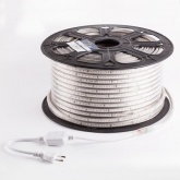 Лента светодиодная LED SMD 3014 19,2W/m 120LED/м, Теплый белый, 220В IP67 6x10.6мм 100м