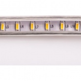 Лента светодиодная LED SMD 3014 19,2W/m 120LED/м, Теплый белый, 220В IP67 6x10.6мм 100м