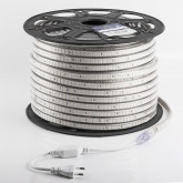 Лента светодиодная Neon-Night LED SMD 3014 19,2W/m 240LED/м, теплый белый, 220В IP67 6.5x15мм 100м