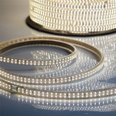 Лента светодиодная Neon-Night LED SMD 3014 19,2W/m 240LED/м, теплый белый, 220В IP67 6.5x15мм 100м