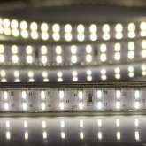 Лента светодиодная Neon-Night LED SMD 3014 19,2W/m 240LED/м, теплый белый, 220В IP67 6.5x15мм 100м