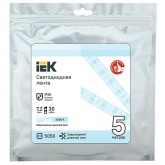 Лента ИЭК LED 5м LSR-5050W30-7,2-IP20-12В холодный белый