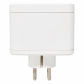 Тройник Куб EKF 2 гнезда 2Р+Е со шторками, 2USB 2,4А+Type C 3А + Ночник