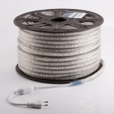Лента светодиодная LED SMD 5730 19W/m 60LED/м, белая, 220В IP67 6,5x13мм 100м