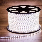 Лента светодиодная LED SMD 5730 19W/m 60LED/м, белая, 220В IP67 6,5x13мм 100м