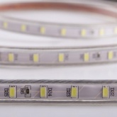 Лента светодиодная LED SMD 5730 19W/m 60LED/м, белая, 220В IP67 6,5x13мм 100м