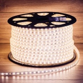 Лента светодиодная Neon-Night LED SMD 5730 19W/m 60LED/м, теплый белый, 220В IP67 6,5x13мм 100м