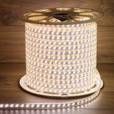 Лента светодиодная Neon-Night LED SMD 5730 7W/m 120LED/м, белая, 220В IP67 6,5x17мм 100м