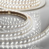 Лента светодиодная Neon-Night LED SMD 5730 7W/m 120LED/м, белая, 220В IP67 6,5x17мм 100м