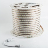 Лента светодиодная Neon-Night LED SMD 5730 7W/m 120LED/м, белая, 220В IP67 6,5x17мм 100м