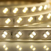 Лента светодиодная Neon-Night LED SMD 5730 7W/m 120LED/м, теплый белый, 220В IP67 6,5x17мм 100м