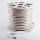 Лента светодиодная Neon-Night LED SMD 5730 7W/m 120LED/м, теплый белый, 220В IP67 6,5x17мм 100м