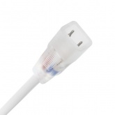 Установочный комплект для LED ленты 220В SMD 2835, до 100м (шнур питания 8А, заглушка, коннектор)