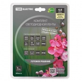 Комплект светодиодной ленты TDM SMD2835-60 LED/m 4,8W/m 3000K 12V IP65 (упаковка 5 метров) 24W