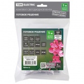 Комплект светодиодной ленты TDM SMD2835-60 LED/m 4,8W/m 6000K 12V IP20 (упаковка 1 метр) 6W