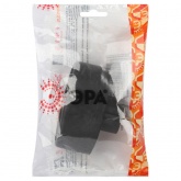 Тройник разветвитель электрический ЭРА SPx-2e-B на 2 розетки с заземлением 16А черный