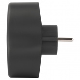 Тройник разветвитель электрический ЭРА SPx-2e-B на 2 розетки с заземлением 16А черный