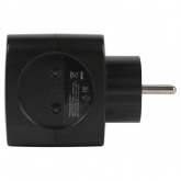 Разветвитель ЭРА SP-2-USB-B на 2 розетки 220V+2xUSB 2400mA без заземления 10А черный