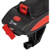 Фонарь светодиодный ЭРА VA-802 5Вт велосипедный аккумуляторный (powerbank сигнал держатель телефона)