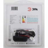 Светодиодная лента ЭРА 2835kit-4,8-60-12-IP65-2700-5m 4,8W/m 2700K 12V с драйвером и коннекторами