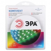 Светодиодная лента ЭРА 5050kit-14,4-60-12-IP65-RGB-5m 14,4W/m 12V с драйвером и коннекторами