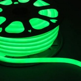 Гибкий неон круглый TDM SMD2835-120 LED/м-220 В-6,5 Вт/м-IP67-зелёный (25м)