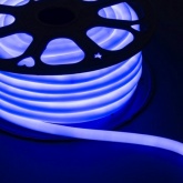 Гибкий неон круглый TDM SMD2835-120 LED/м-220 В-6,5 Вт/м-IP67-синий (25м)