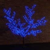 Светодиодное дерево Сакура, 5184LED 300W 24V L2.4m крона 2m RGB IP54 трансформатор в комплекте