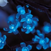 Светодиодное дерево Сакура, 1728LED 78W 24V L3.6m крона 3m синий IP65 трансформатор в комплекте