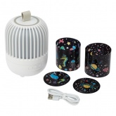 Светодиодный ночник-проектор Neon-Night Melony, аккумулятор, с 3 сменными слайдами, 8 мелодий, USB-ш