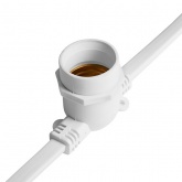 Гирлянда Белт-лайт Feron CL25-25 100шт. E27 шаг 25cm белый 25м+1,5м шнур 230V IP65