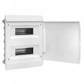 Щит распределительный встраиваемый EKF Basic ЩРВ-П-24 пластиковый 24м (2х12) белая дверца IP41