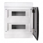 Щит распределительный встраиваемый EKF Basic ЩРВ-П-24 пластиковый 24м (2х12) прозрачная дверца IP41